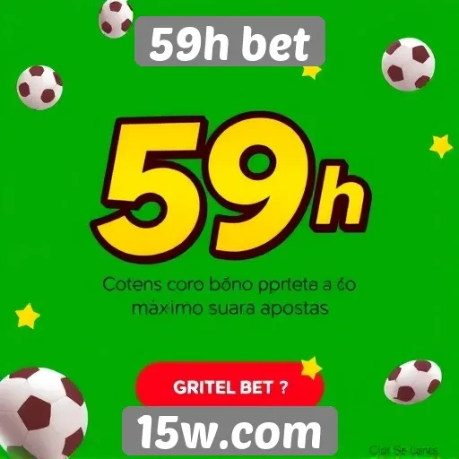 Promos e bônus disponíveis na 59h bet